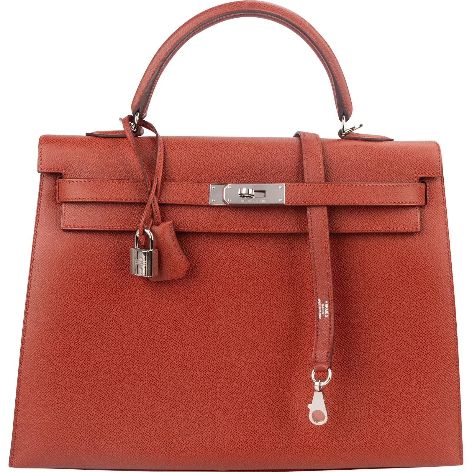 Kelly 35 leather handbag
