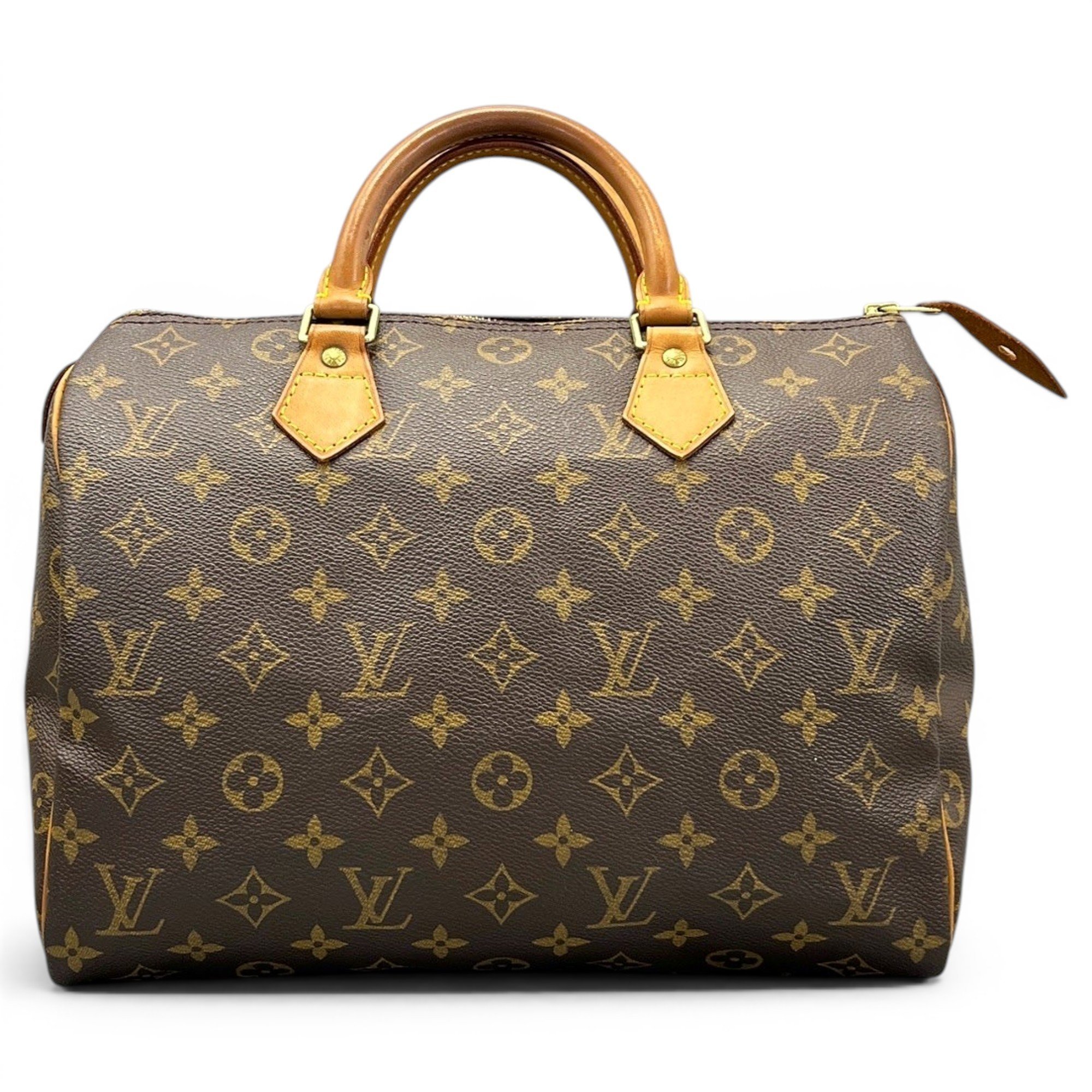 Speedy leather handbag