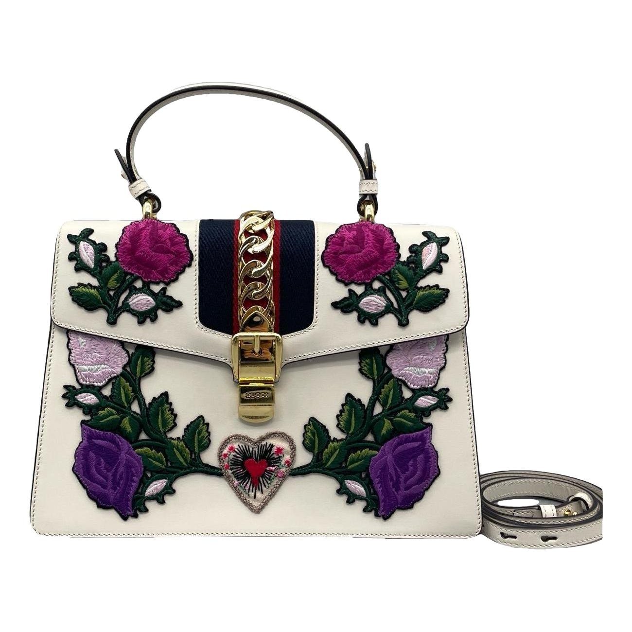 Sylvie Top Handle leather handbag