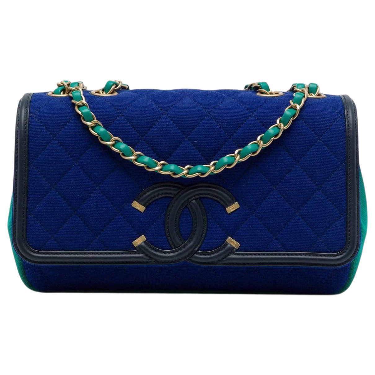 CC Filigree cloth crossbody bag
