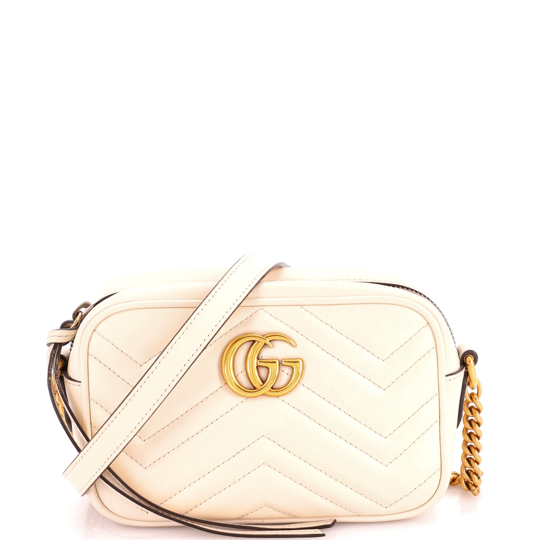 Gucci GG Marmont Shoulder Bag Matelasse Leather Mini