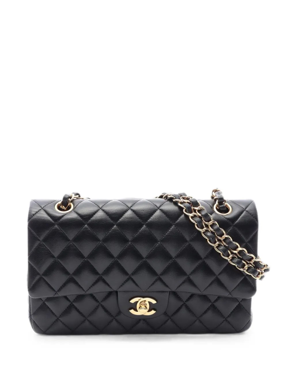 2019 Matelassé double flap shoulder bag