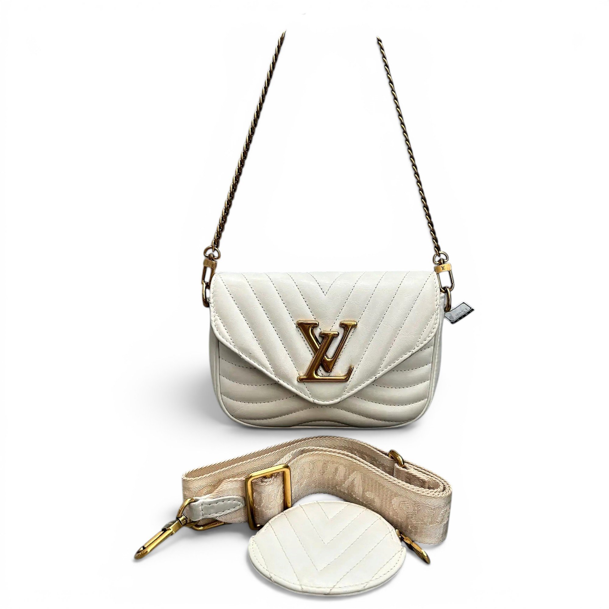 Multi-Pochette New Wave leather crossbody bag