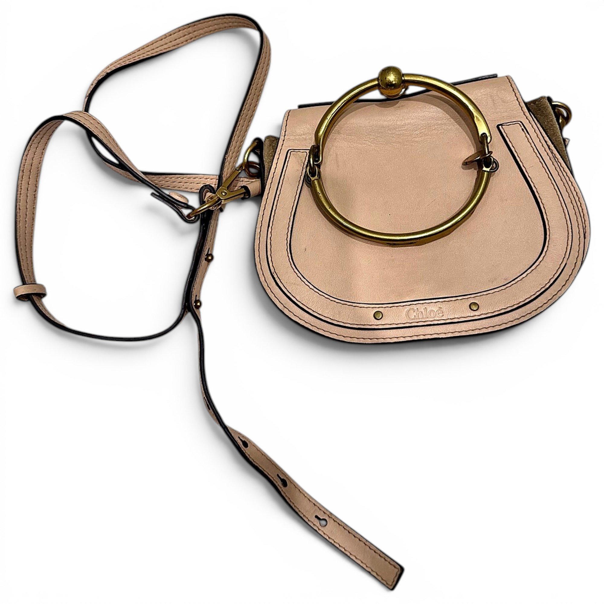 Bracelet Nile leather crossbody bag