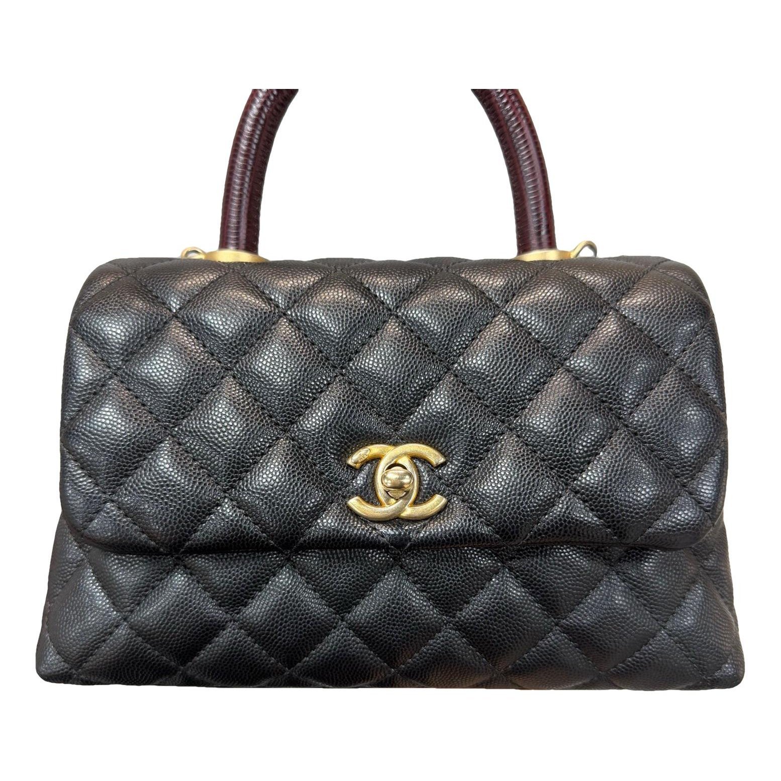 Coco Handle leather handbag