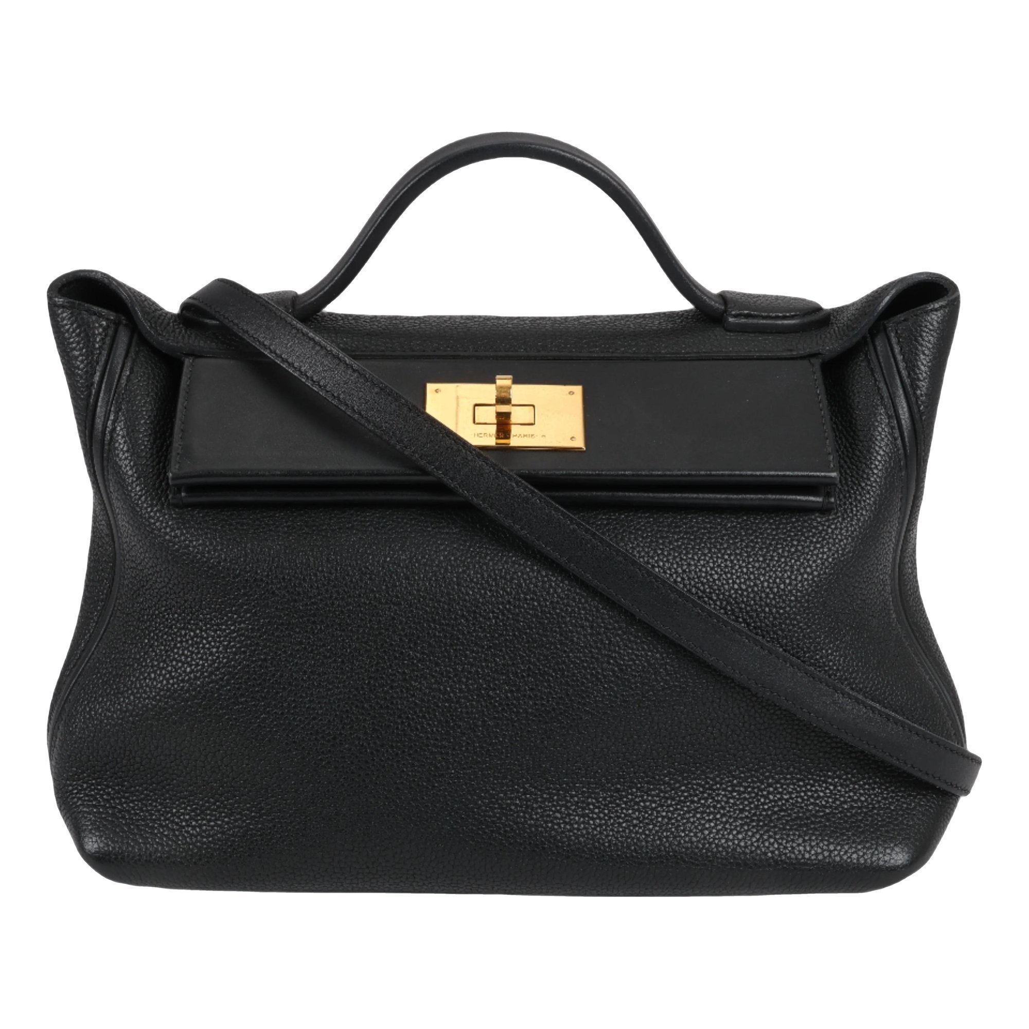 Hermes 24/24 leather handbag