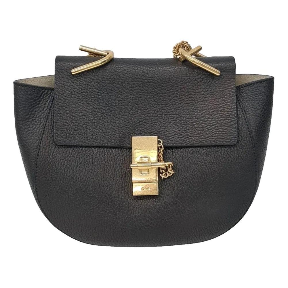 Drew leather crossbody bag