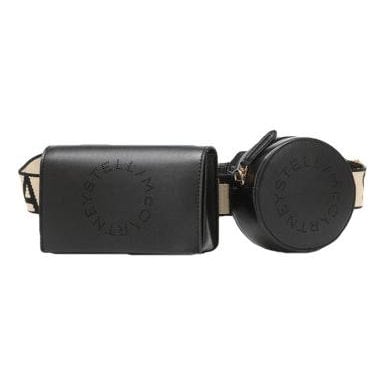Logo vegan leather crossbody bag