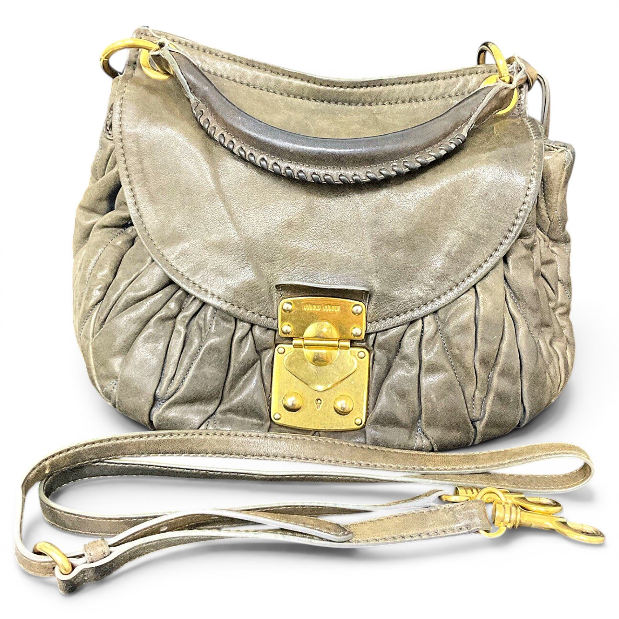 Leather handbag