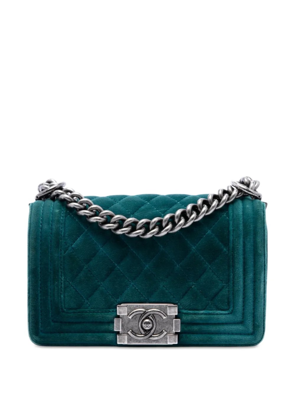 2013-2014 Small Quilted Velvet Boy Flap crossbody bag