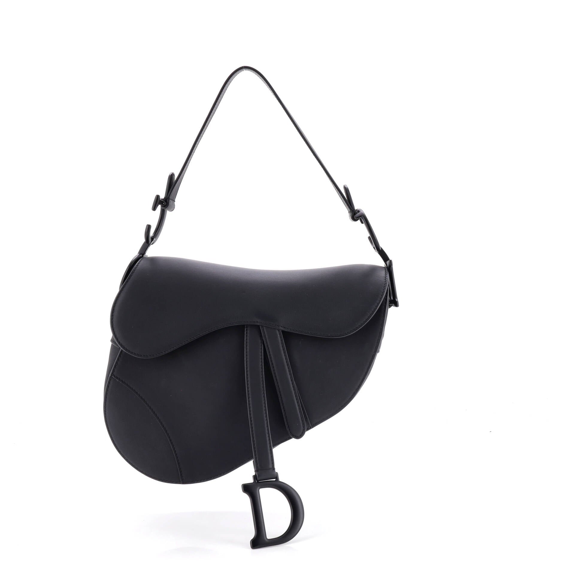Ultra Matte Saddle Handbag Leather Medium