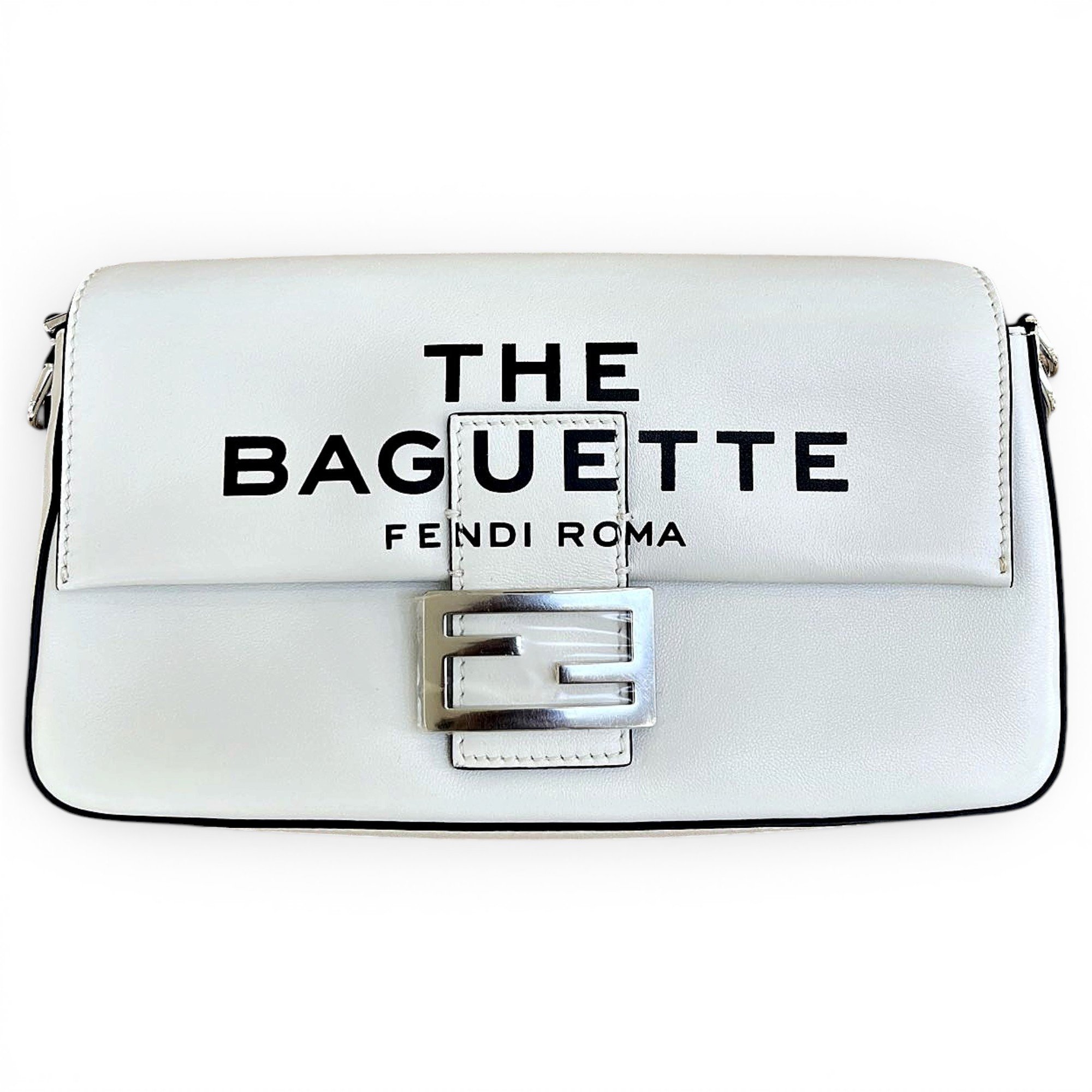 Baguette leather handbag
