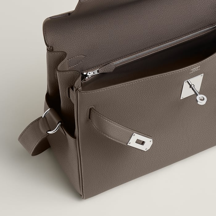 Gris Étain Kelly Messenger Bag