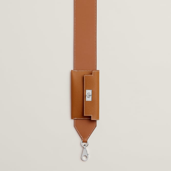 Gold Kelly Pocket Bag Strap 50 MM