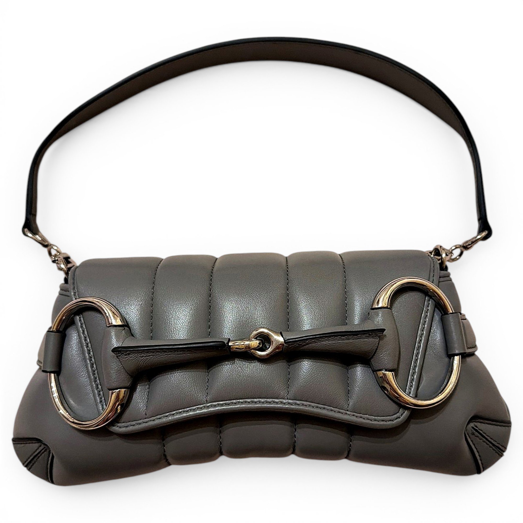 Horsebit Chain leather handbag