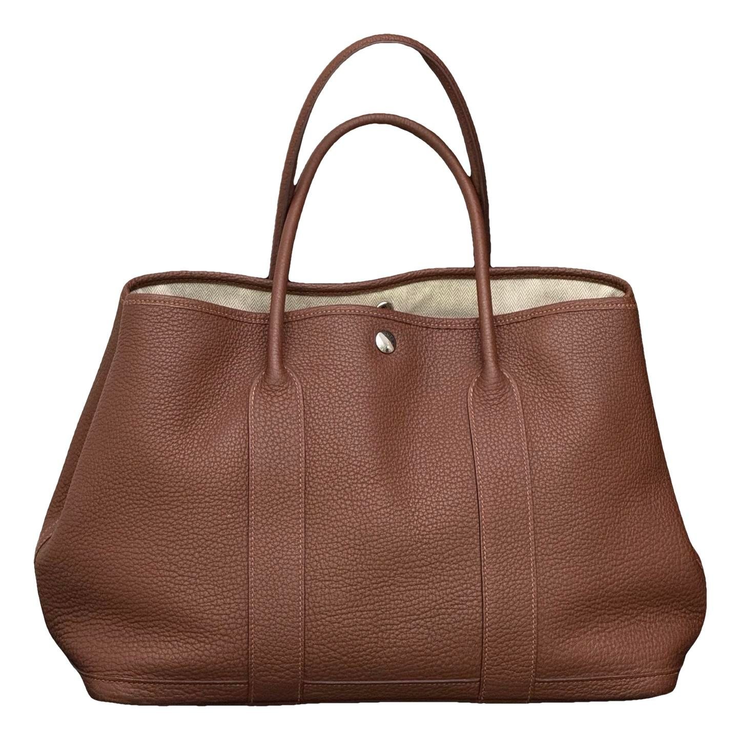 Hermes Garden Party leather tote