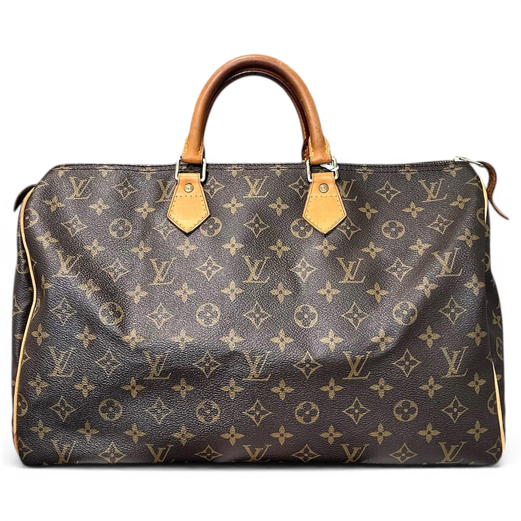 Speedy leather handbag