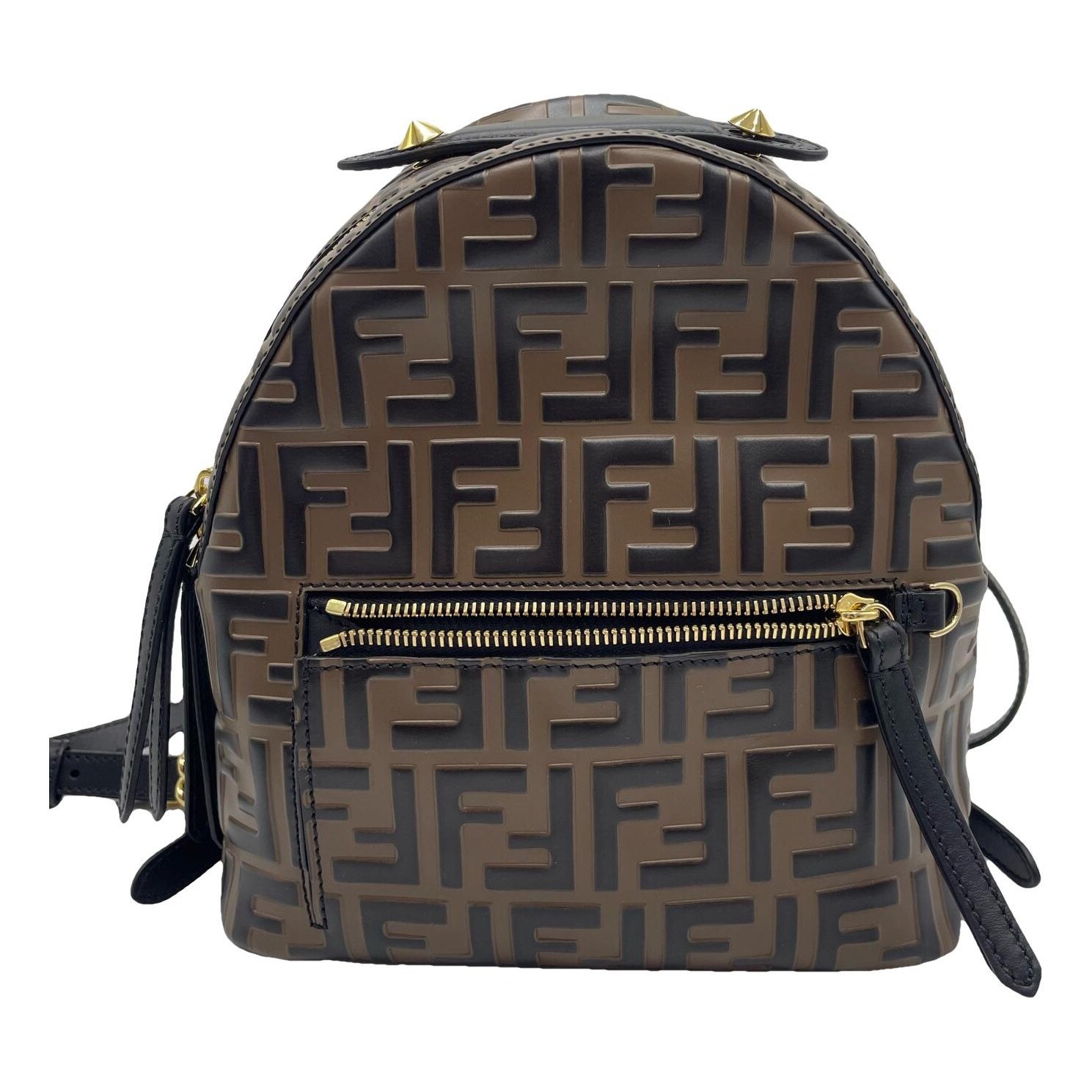 Leather backpack