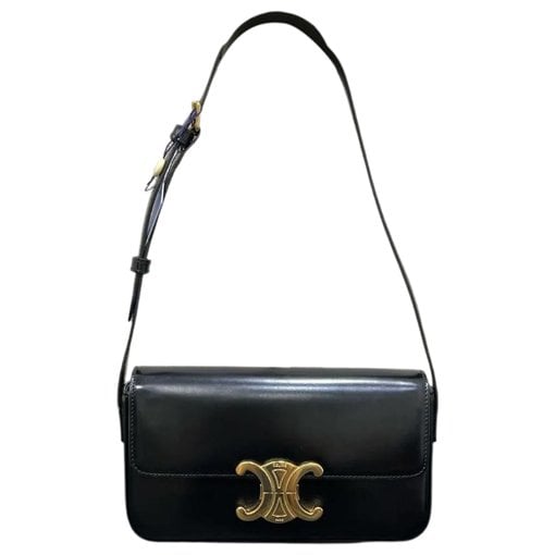 Triomphe Long leather handbag
