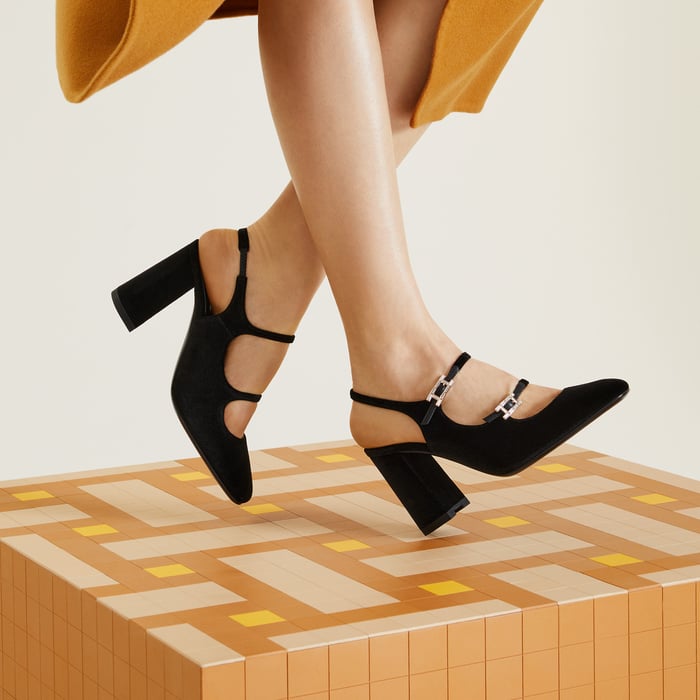 Noir Jackie 90 Pump