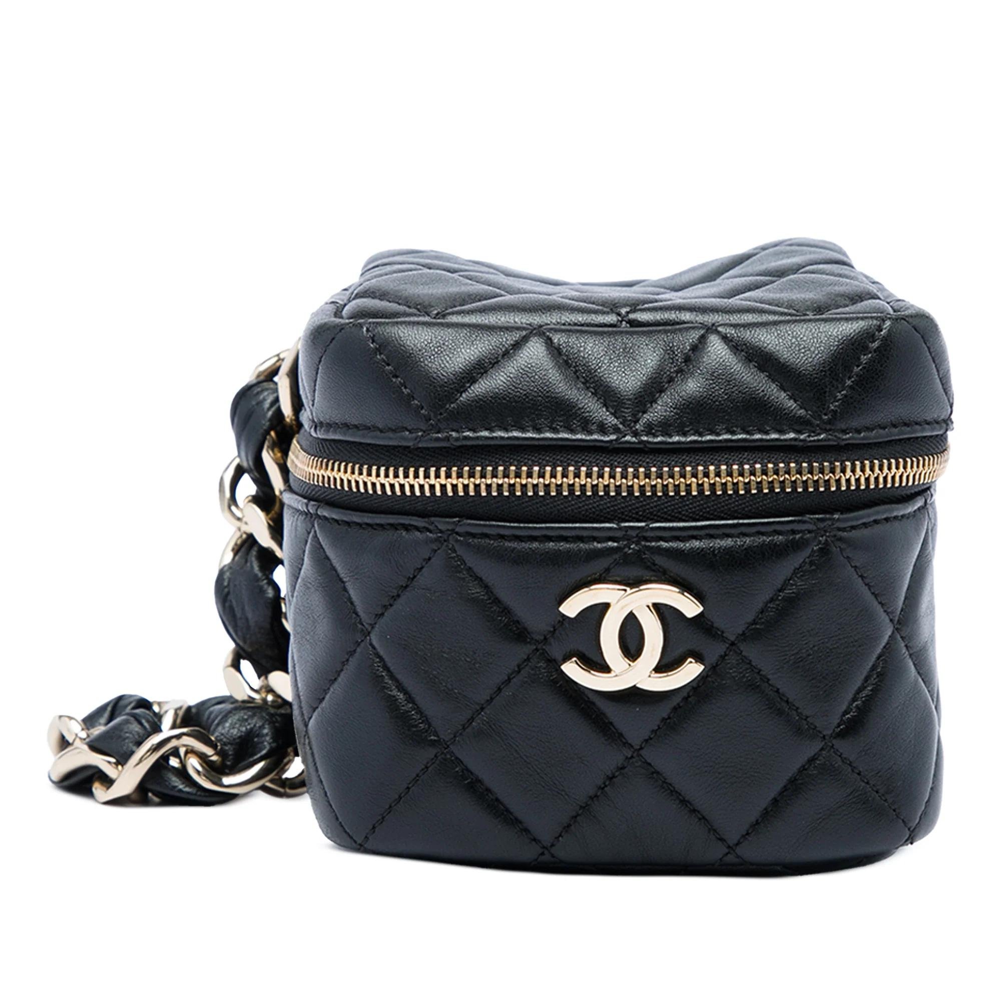 Vanity pony-style calfskin handbag