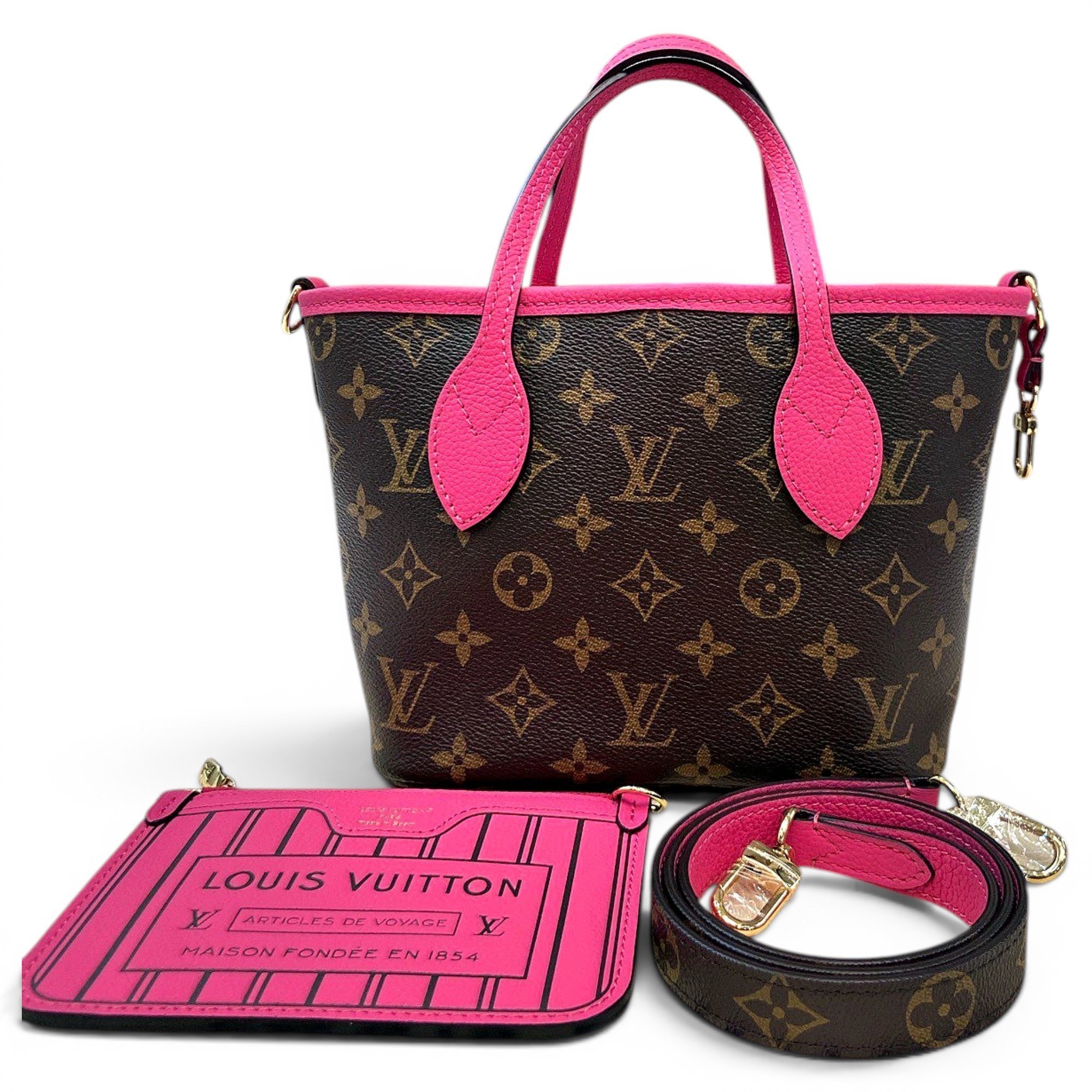 Neverfull leather handbag