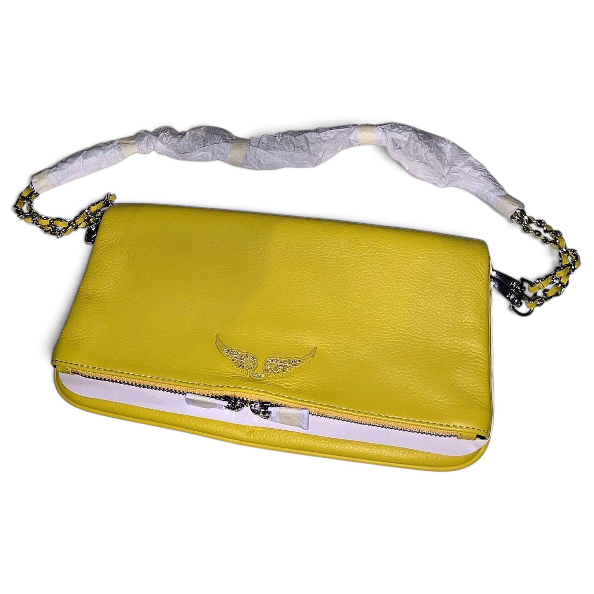 Rock leather crossbody bag
