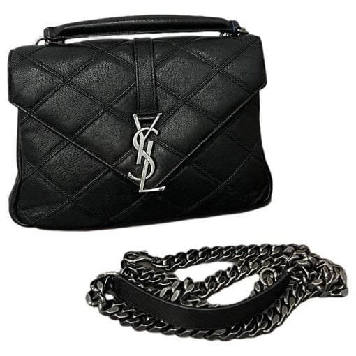 Collége monogramme leather handbag