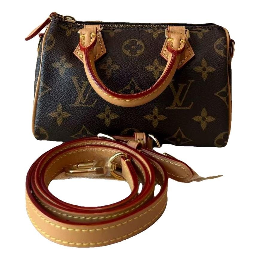 Nano Speedy / Mini HL leather handbag