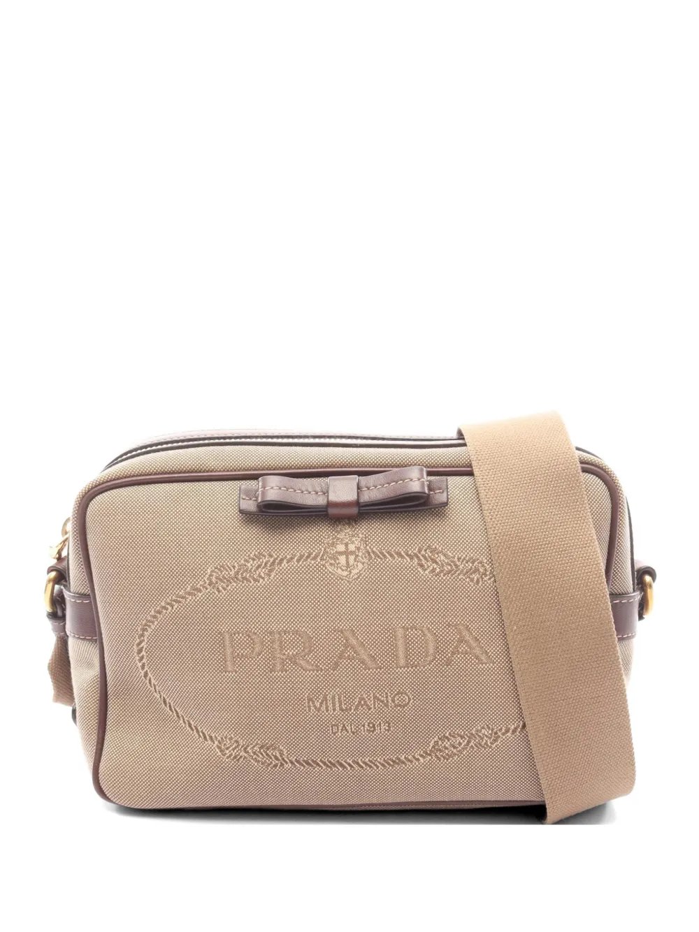 Prada 2010s jacquard shoulder bag