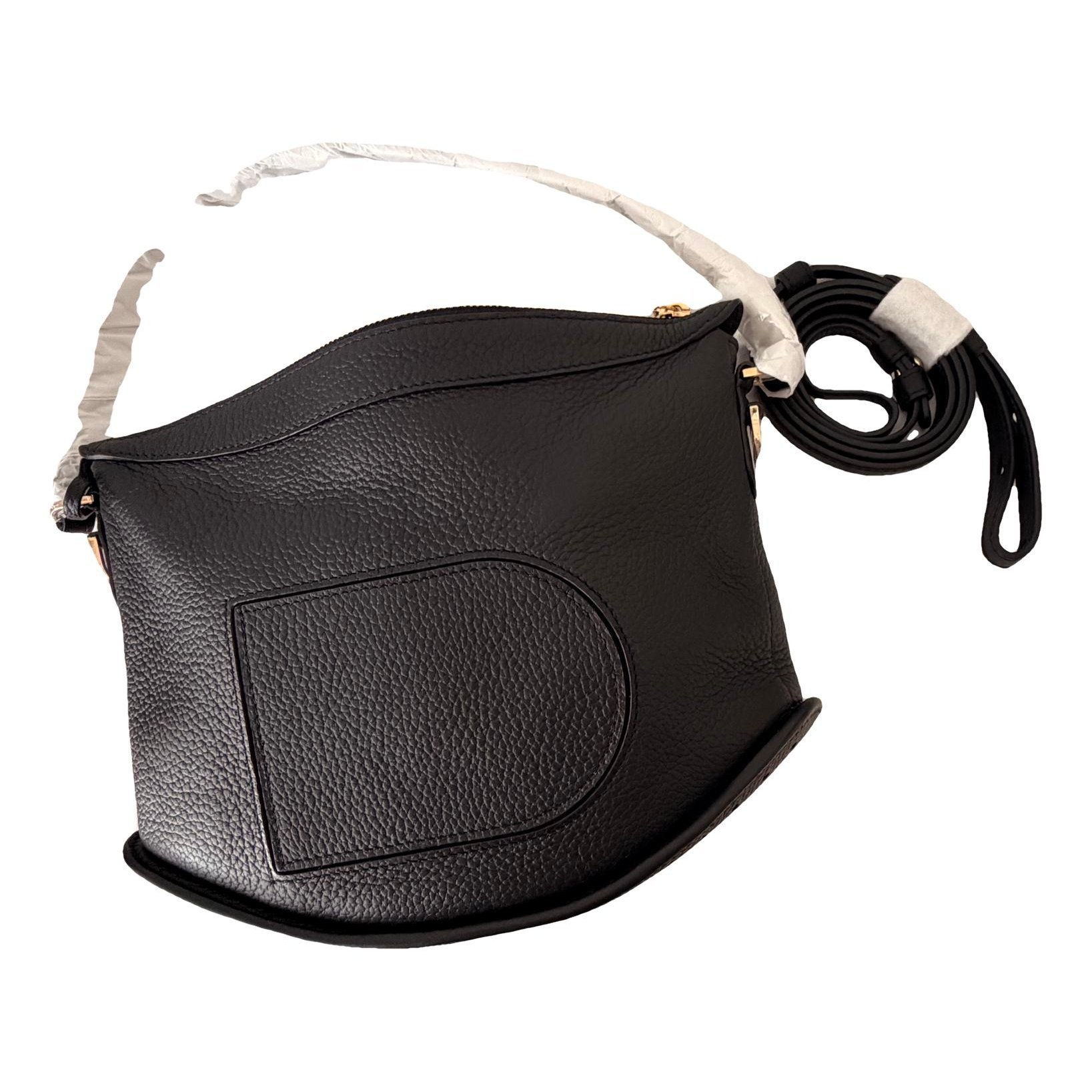 Pin leather crossbody bag