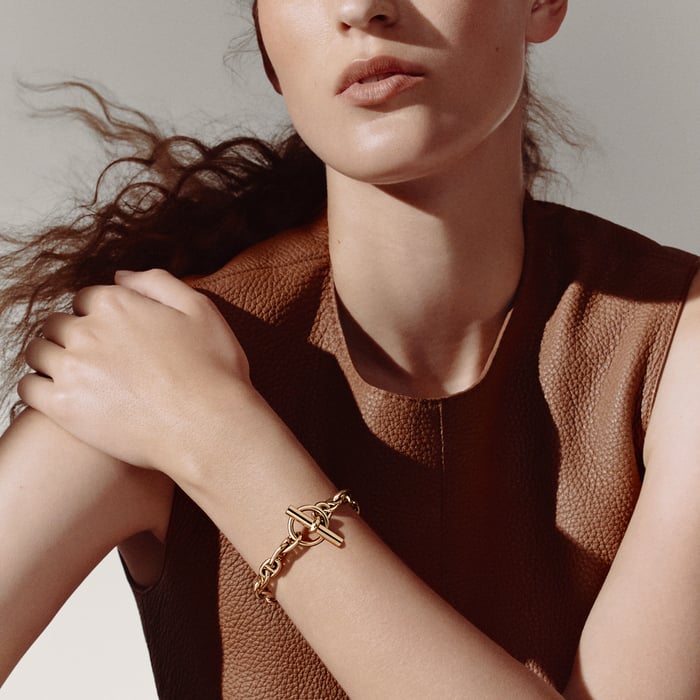 Sans Coloris Chaine d'Ancre Bracelet, Very Small Model