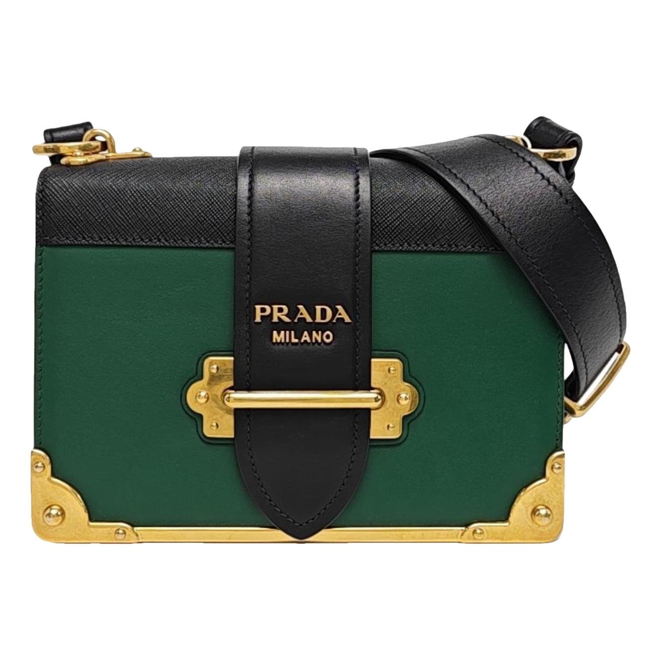 Cahier leather handbag