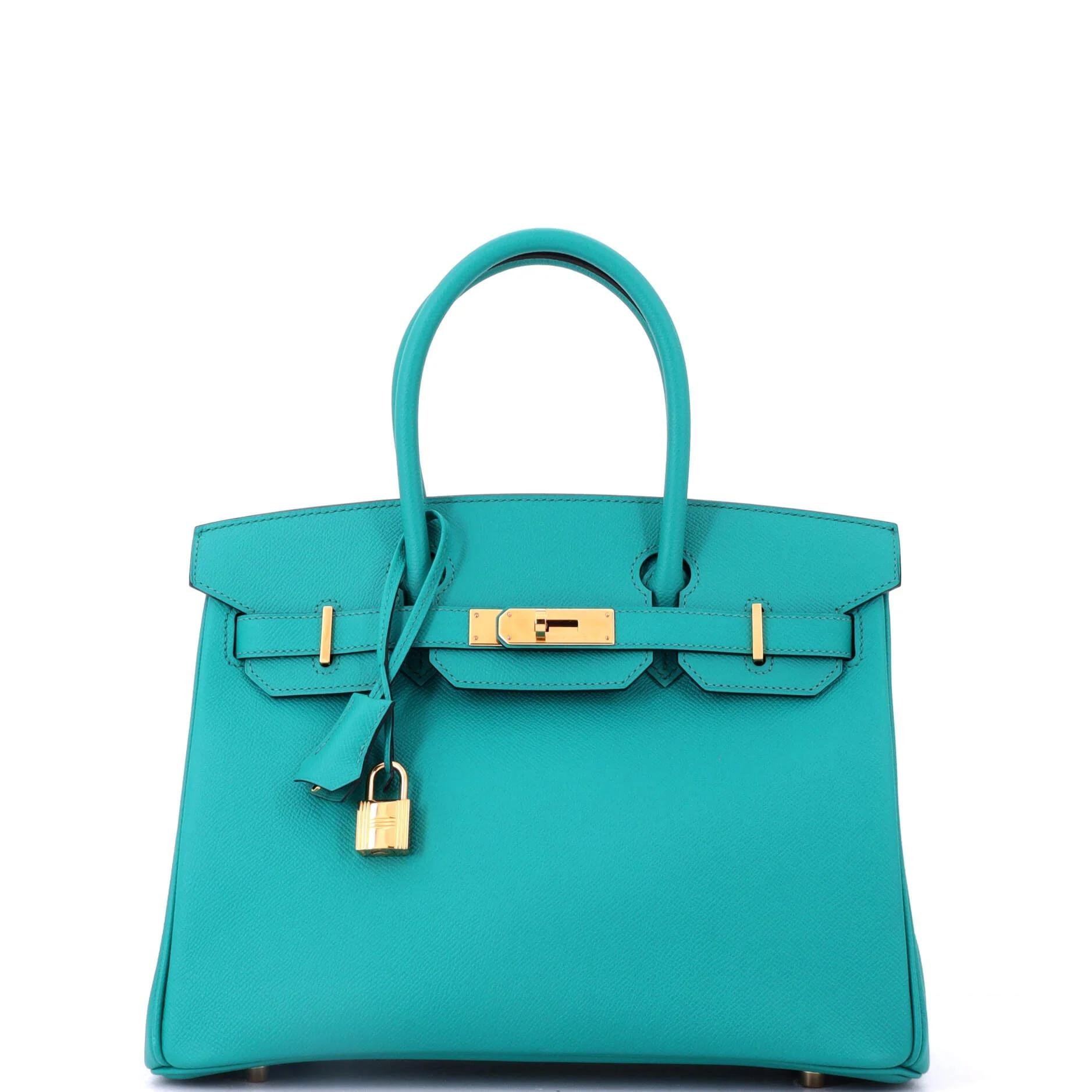 Birkin 30 leather handbag
