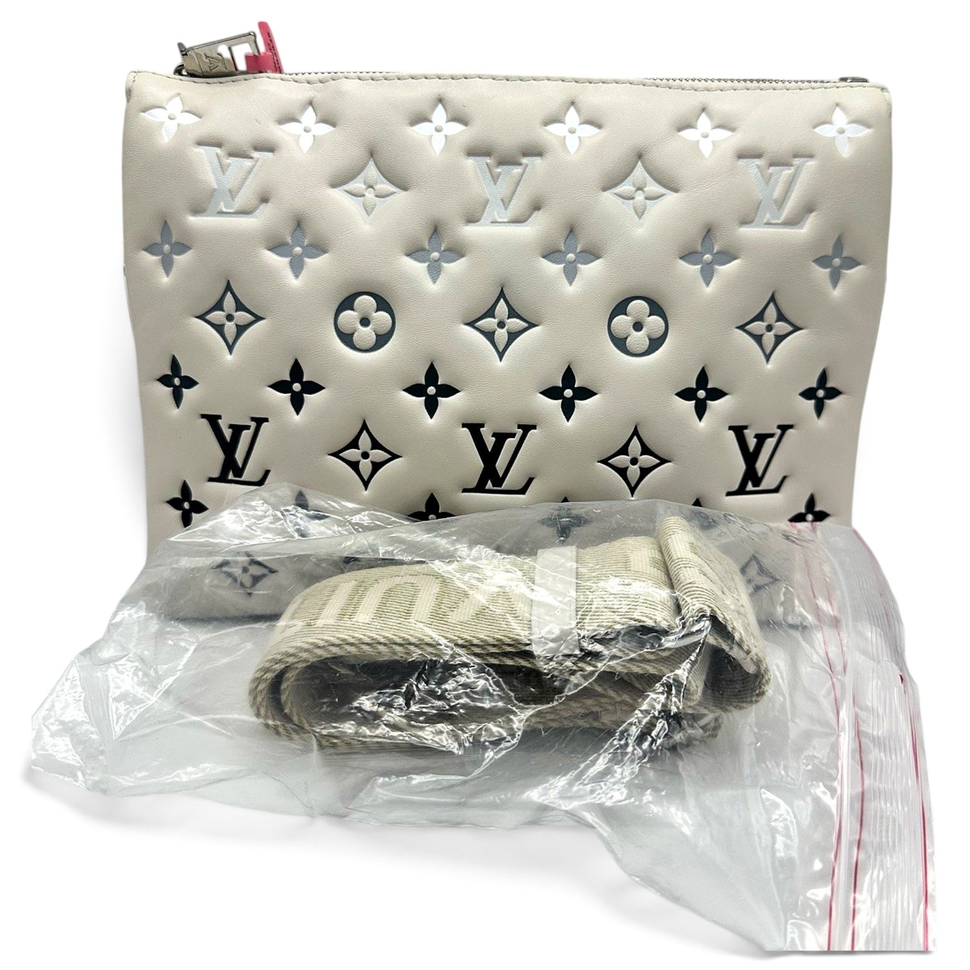 Coussin leather handbag