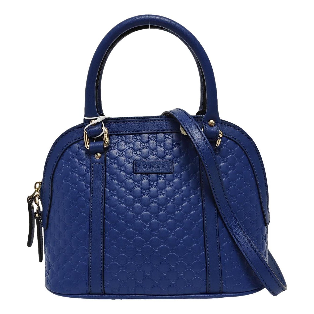 Dôme leather crossbody bag