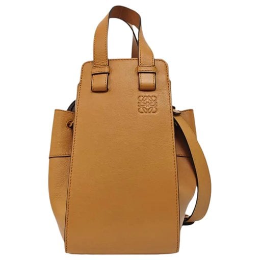Hammock leather handbag