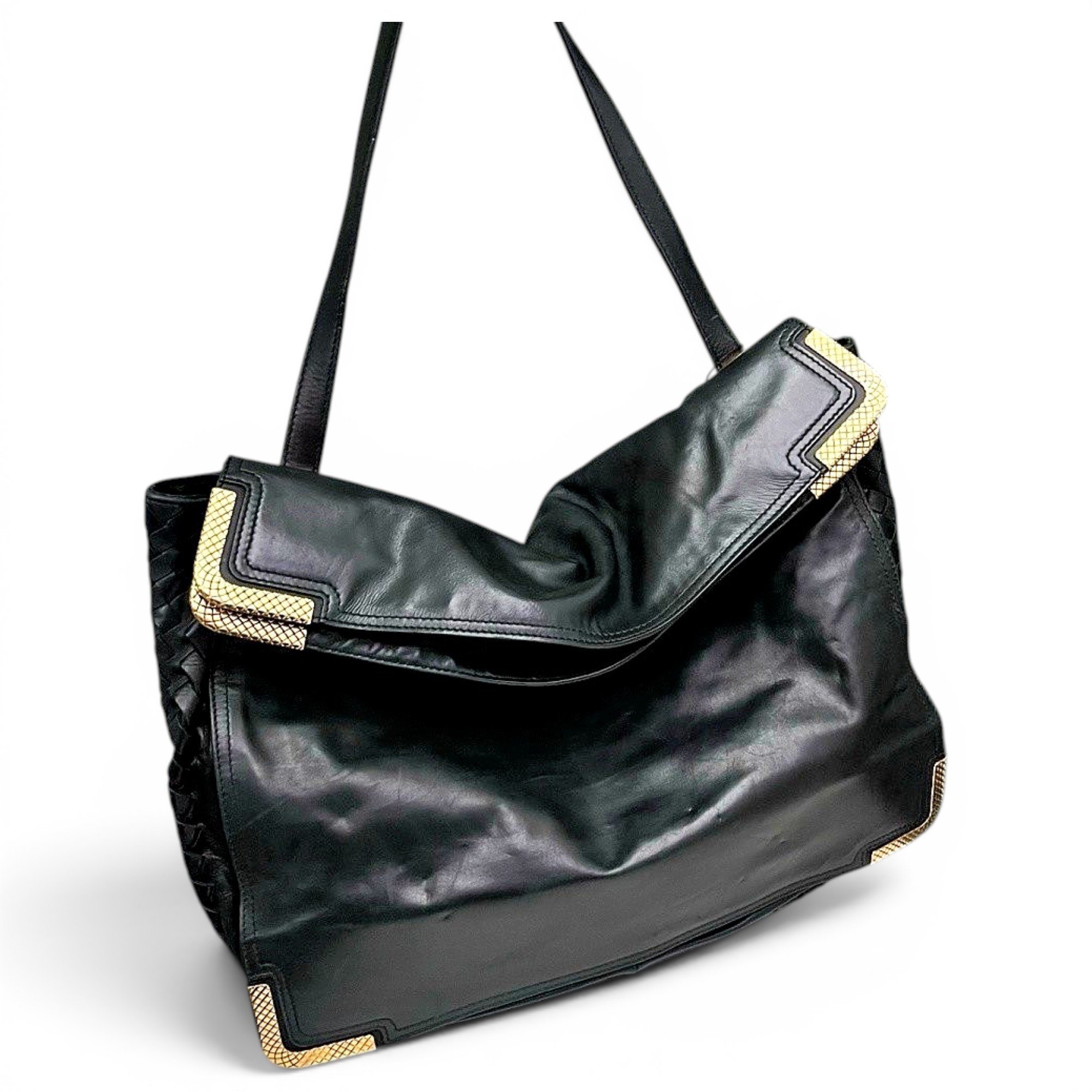 Leather handbag