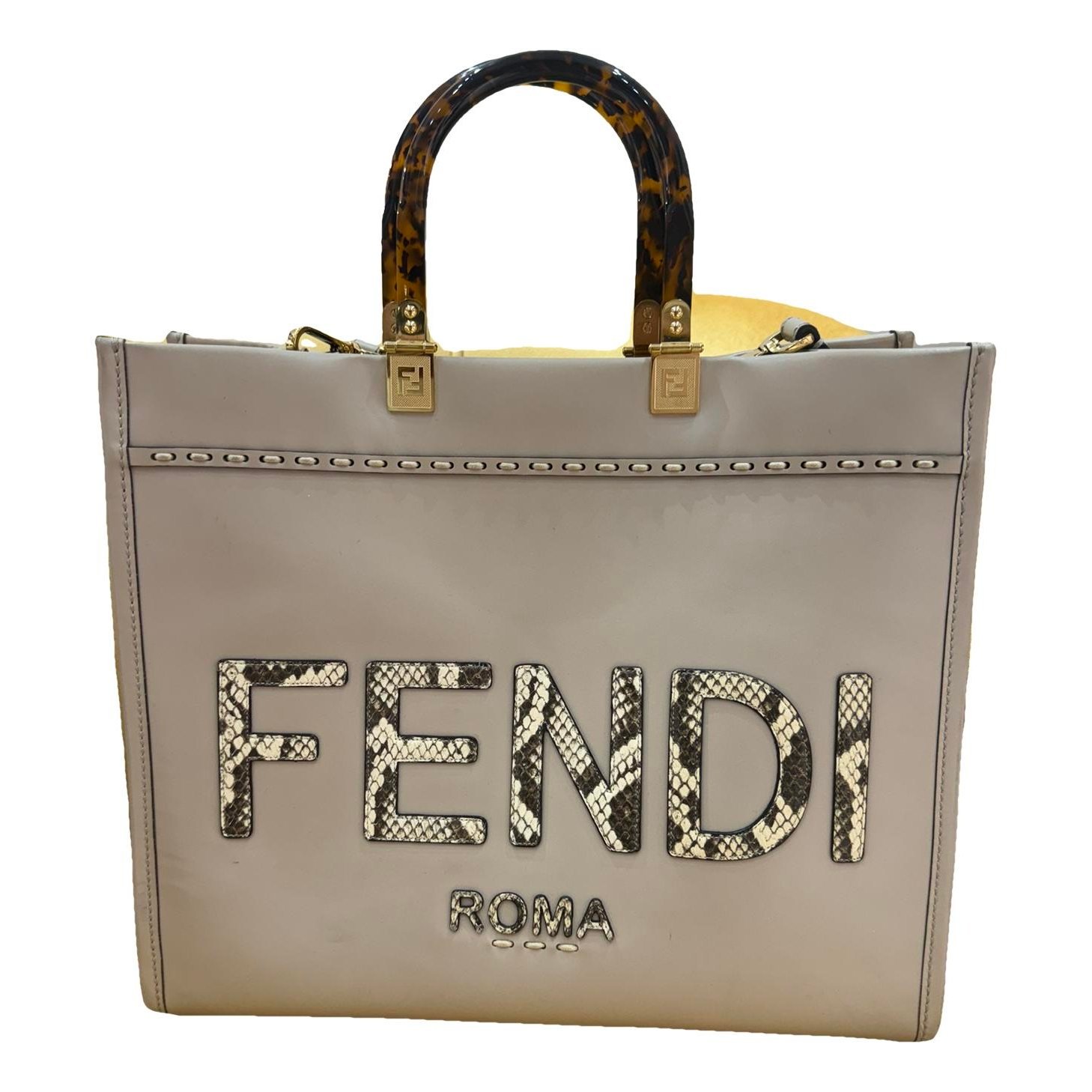 Sunshine leather tote