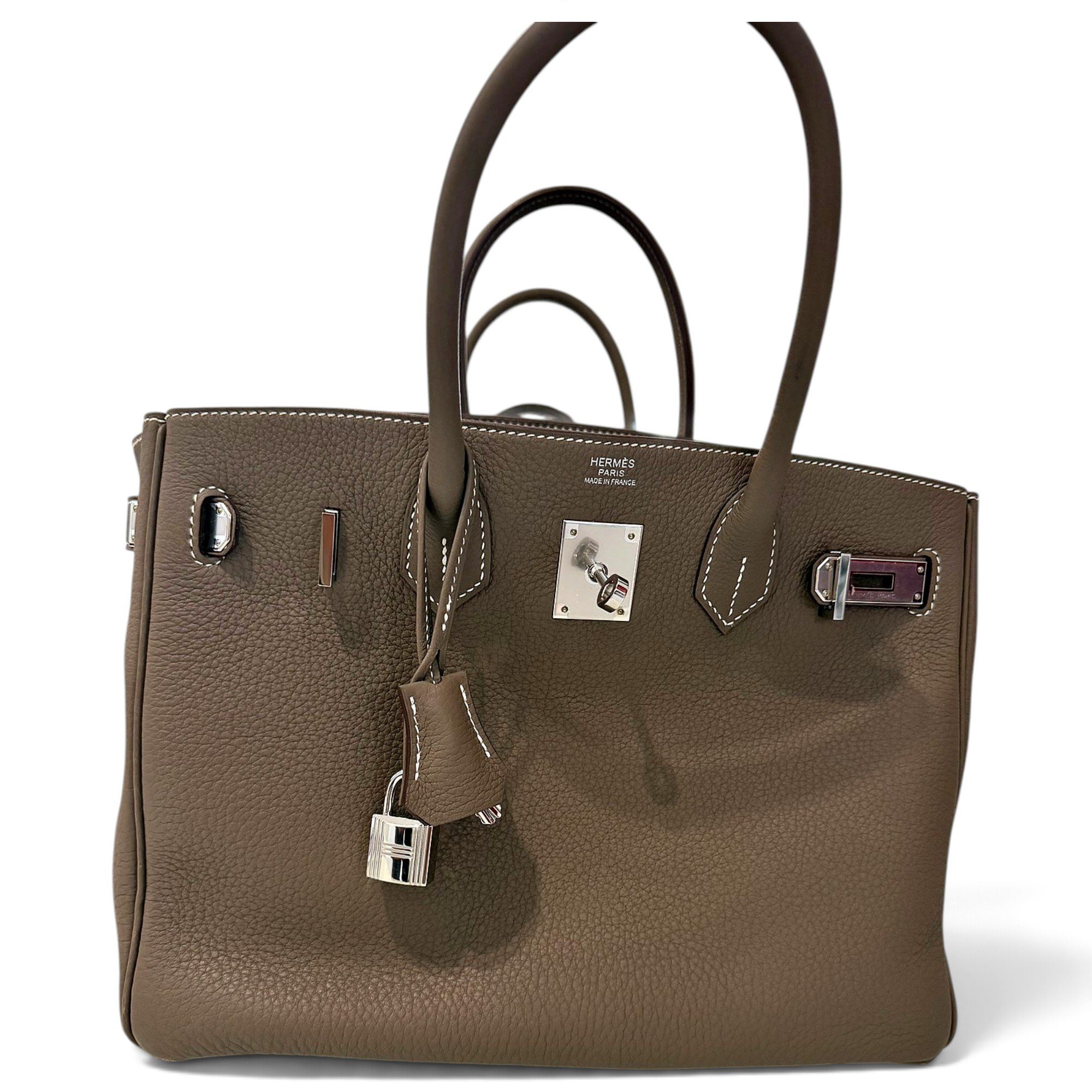 Birkin 30 leather handbag