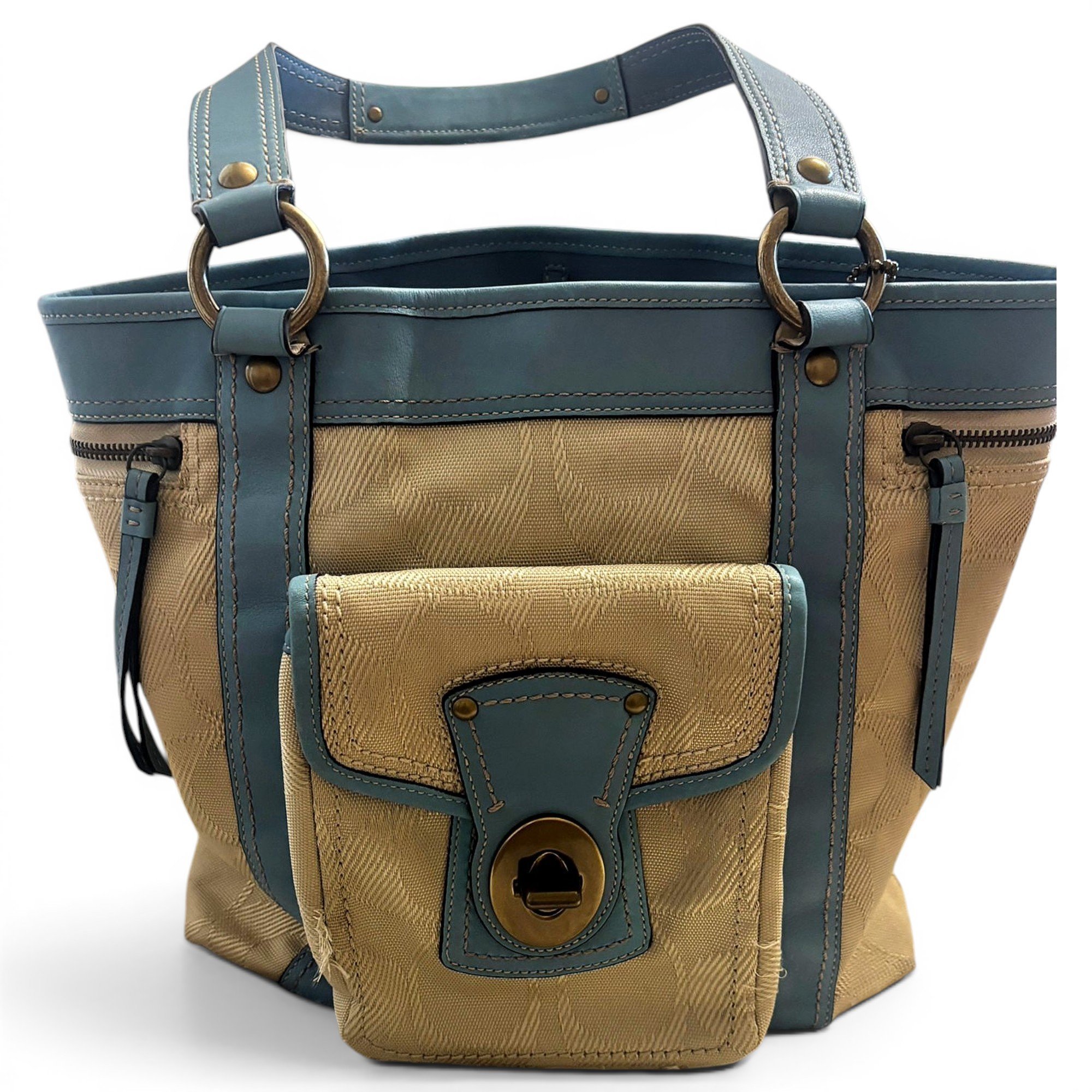 Leather handbag