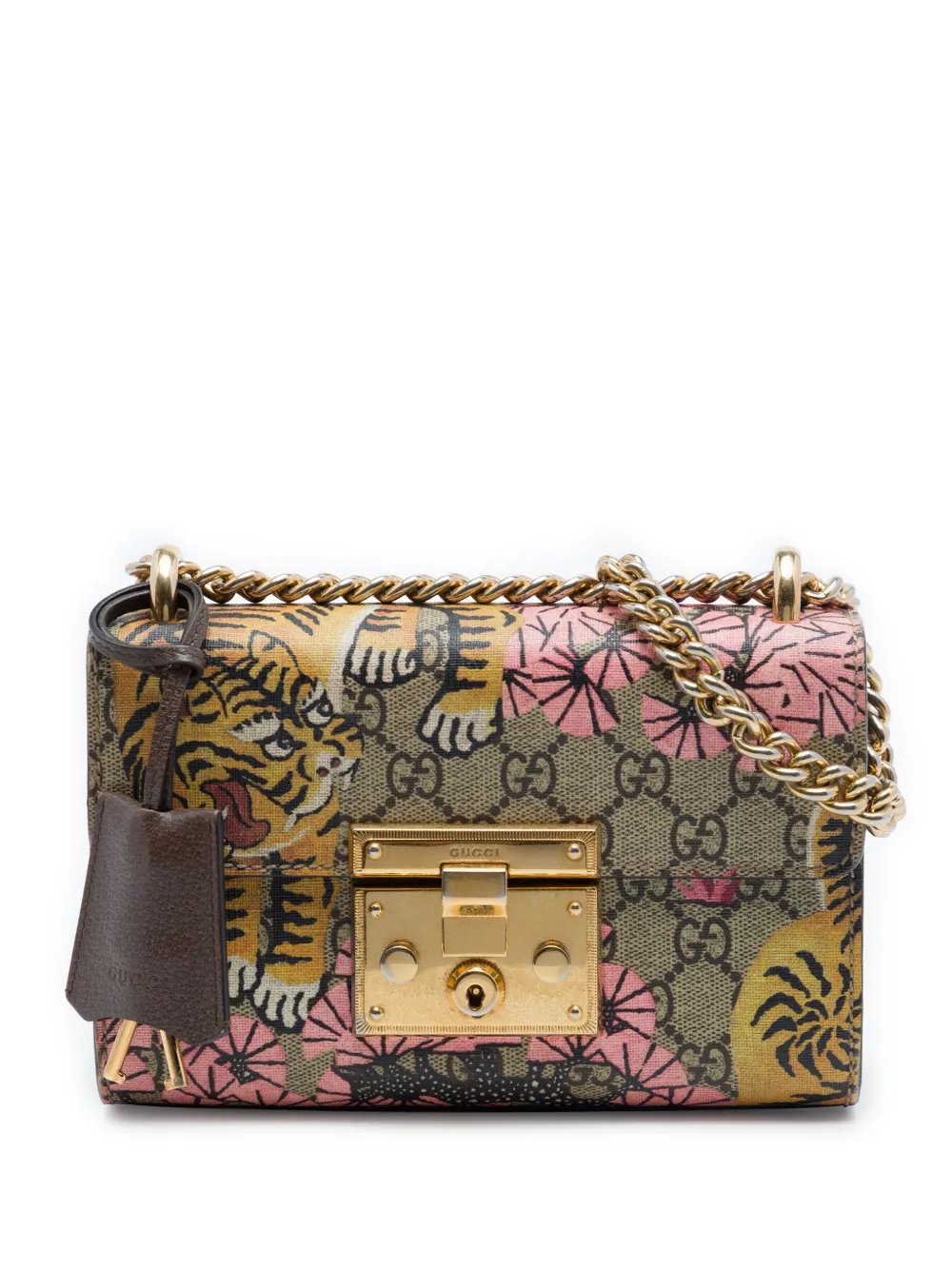 2000-2015 Small GG Supreme Bengal Padlock crossbody bag