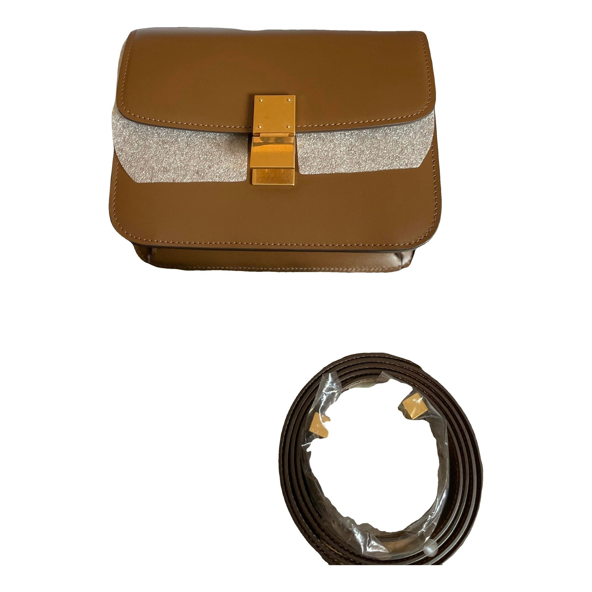 Classic leather crossbody bag