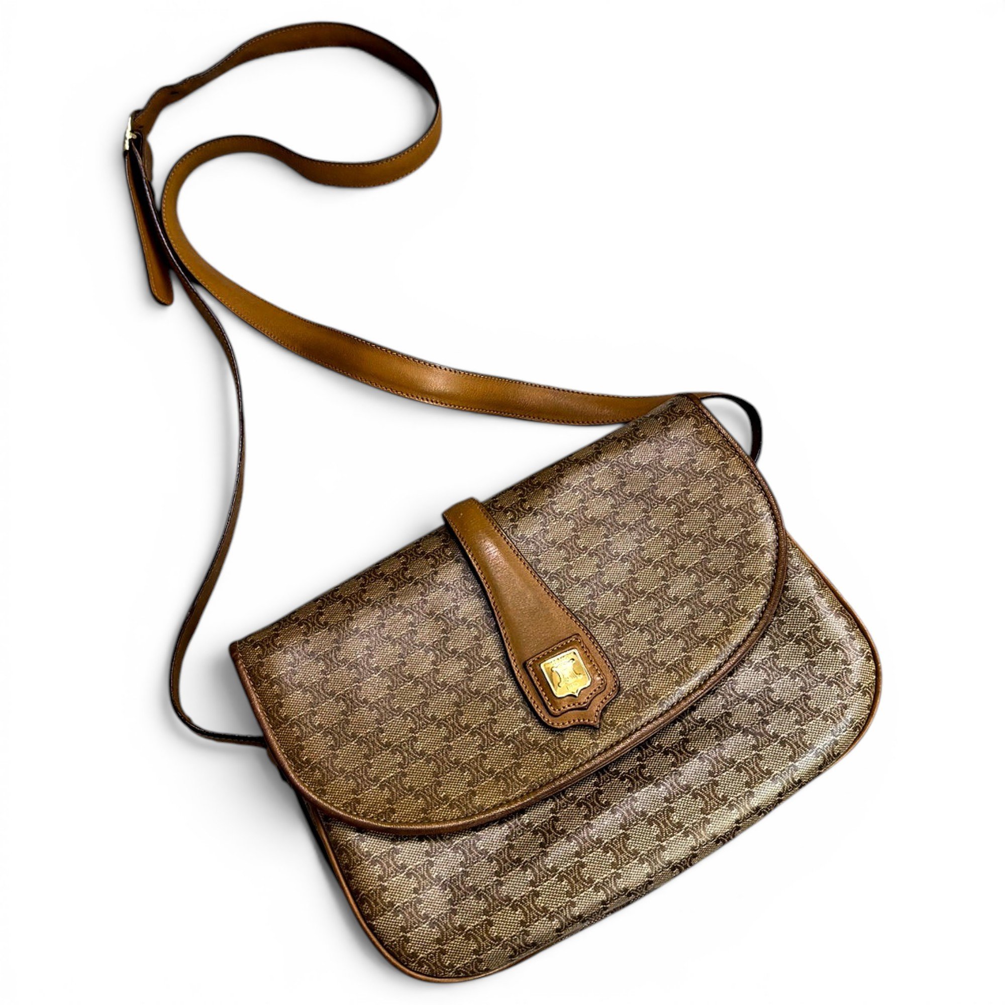 Trotteur leather clutch bag