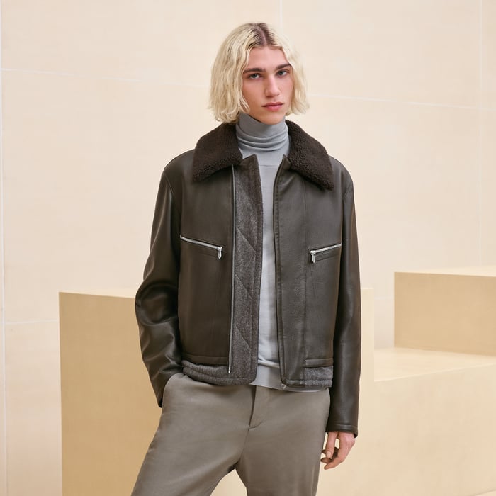Kaki Cropped Jacket