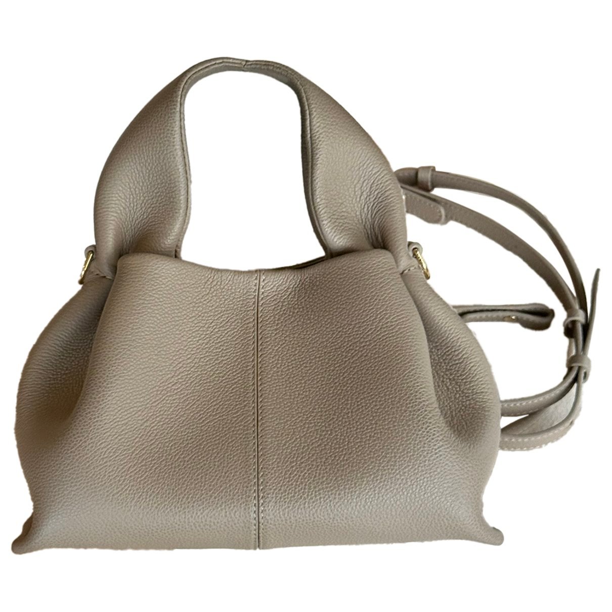 Polene Numéro Neuf leather crossbody bag