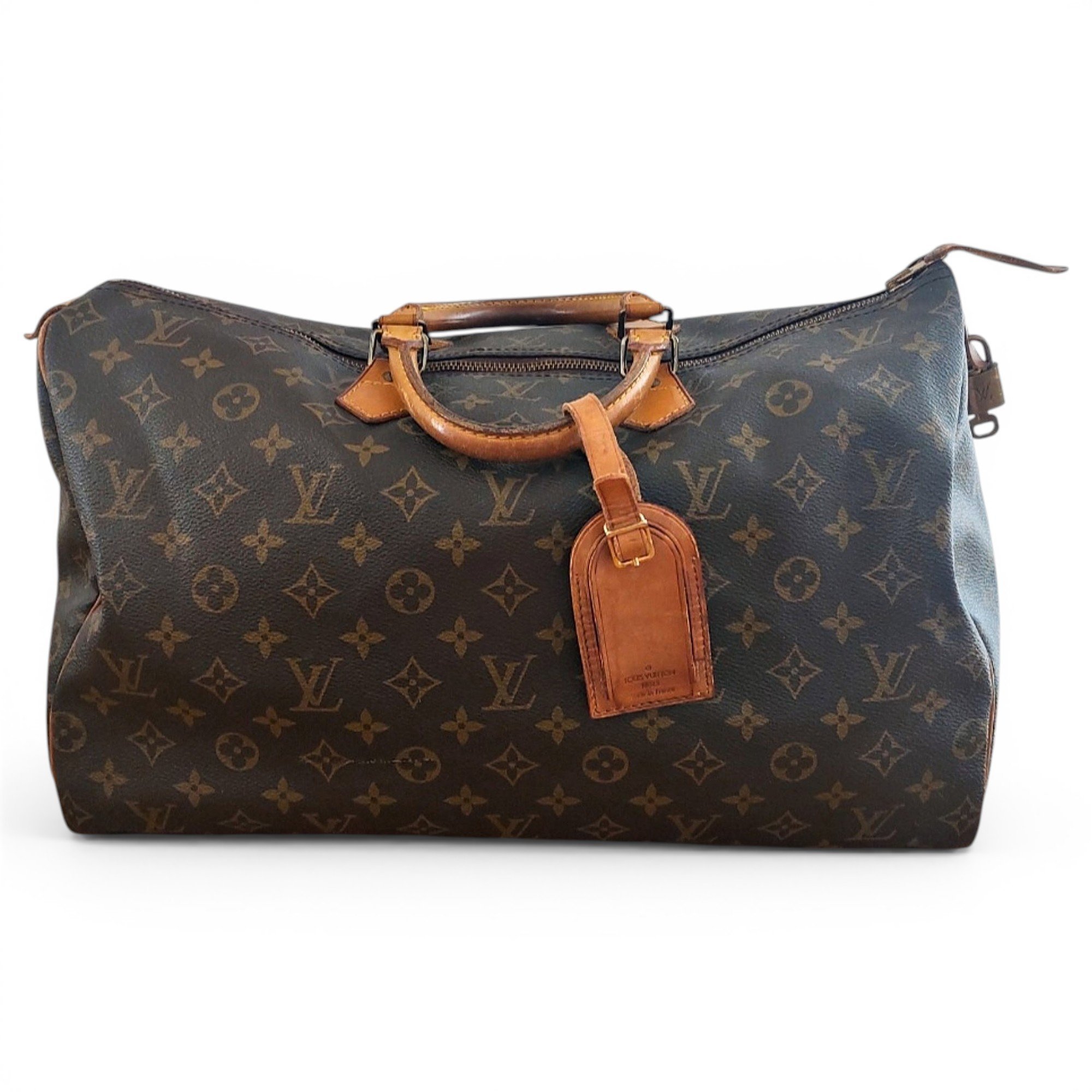 Speedy leather handbag