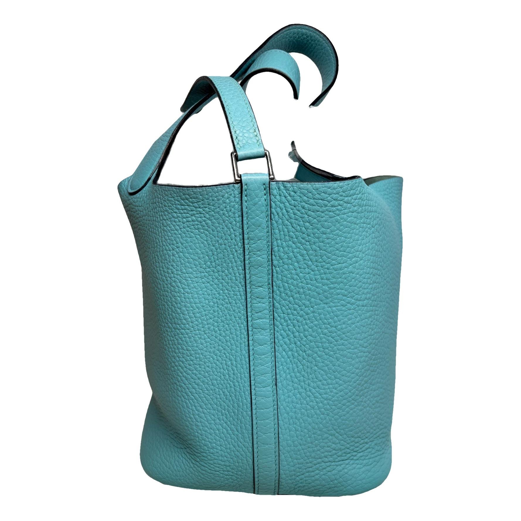 Picotin leather handbag