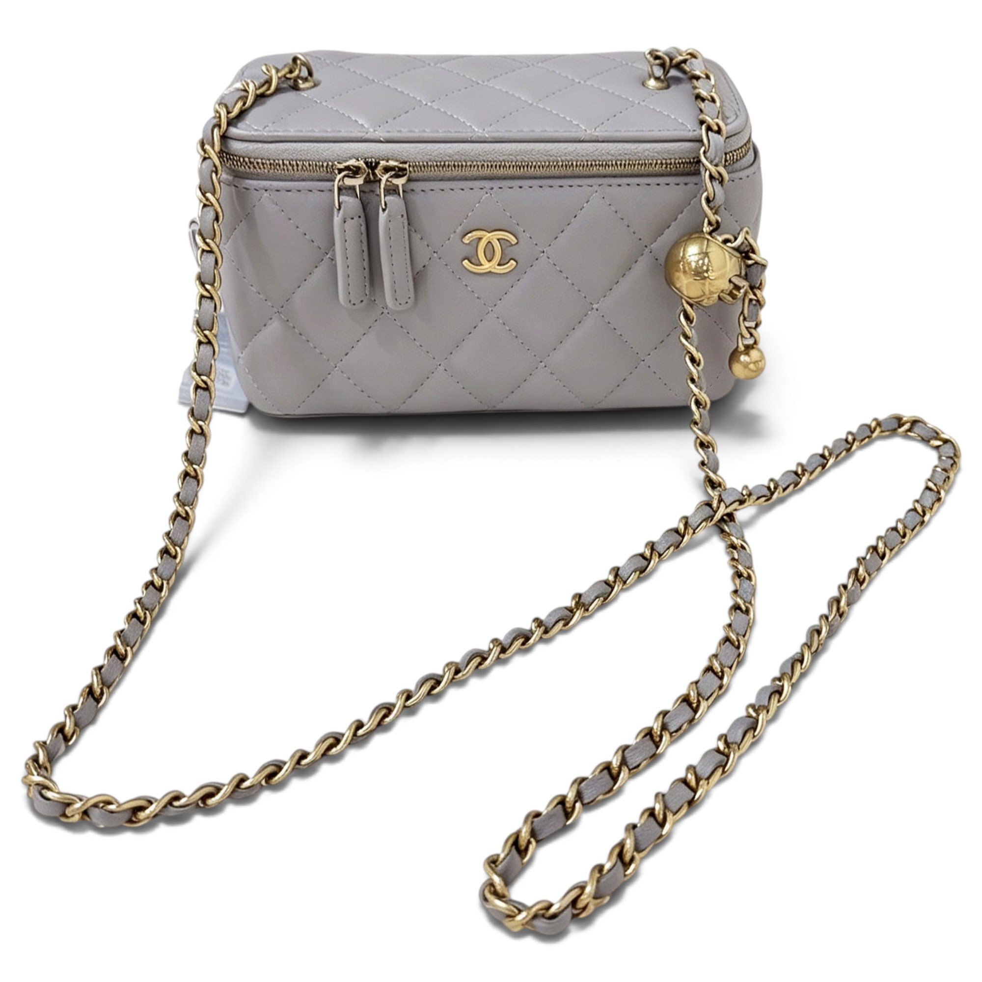 Trendy CC Vanity leather handbag