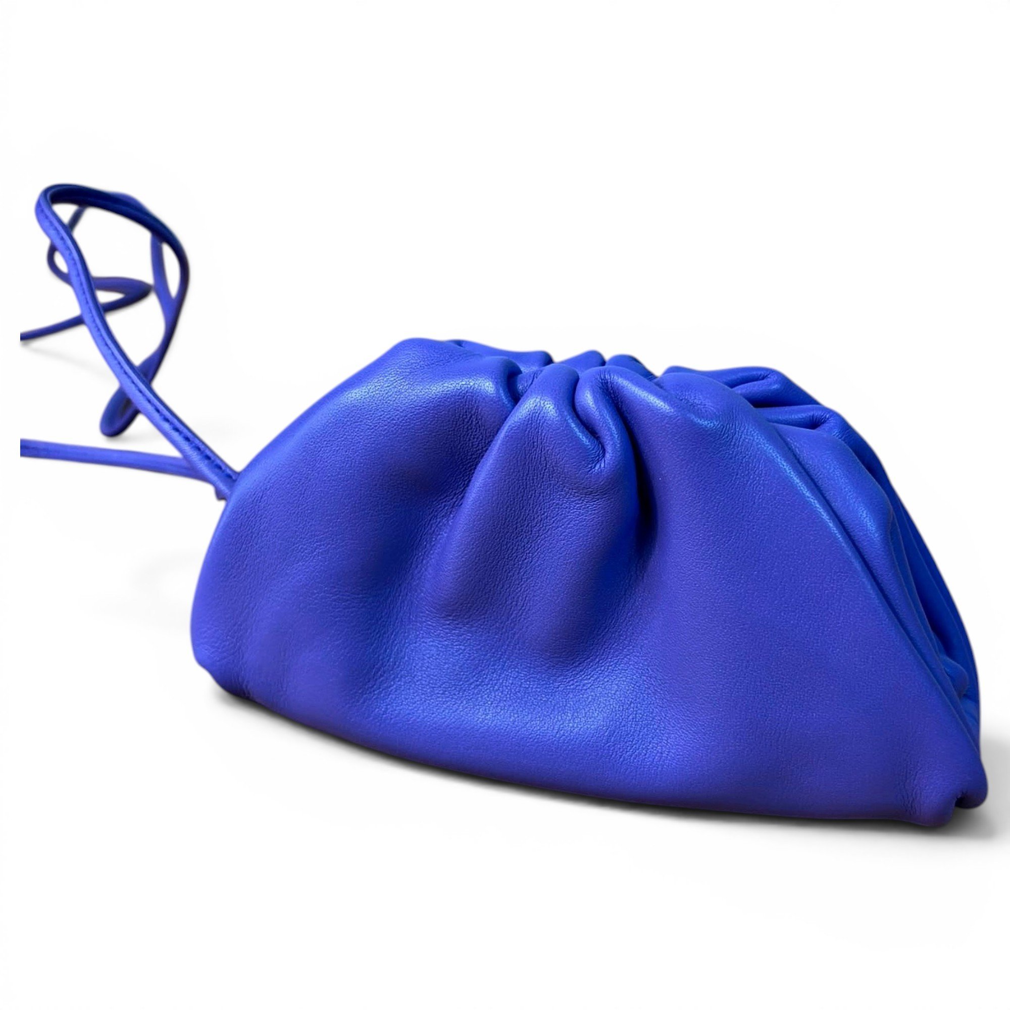 Pouch leather handbag